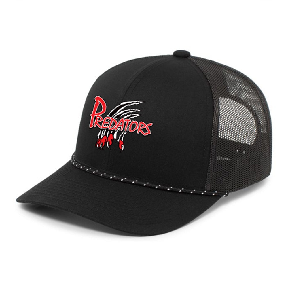 Lambton Shores Predators Adult Trucker Rope Cap