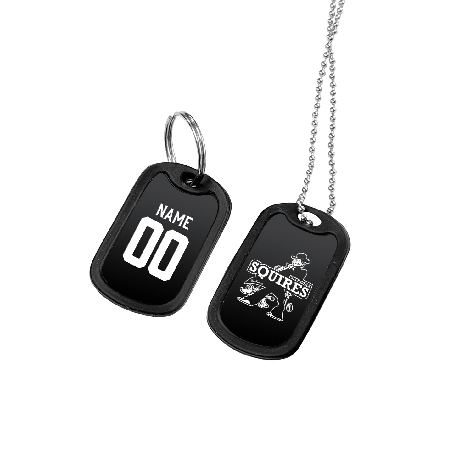 Petrolia Squires Custom Dog Tag
