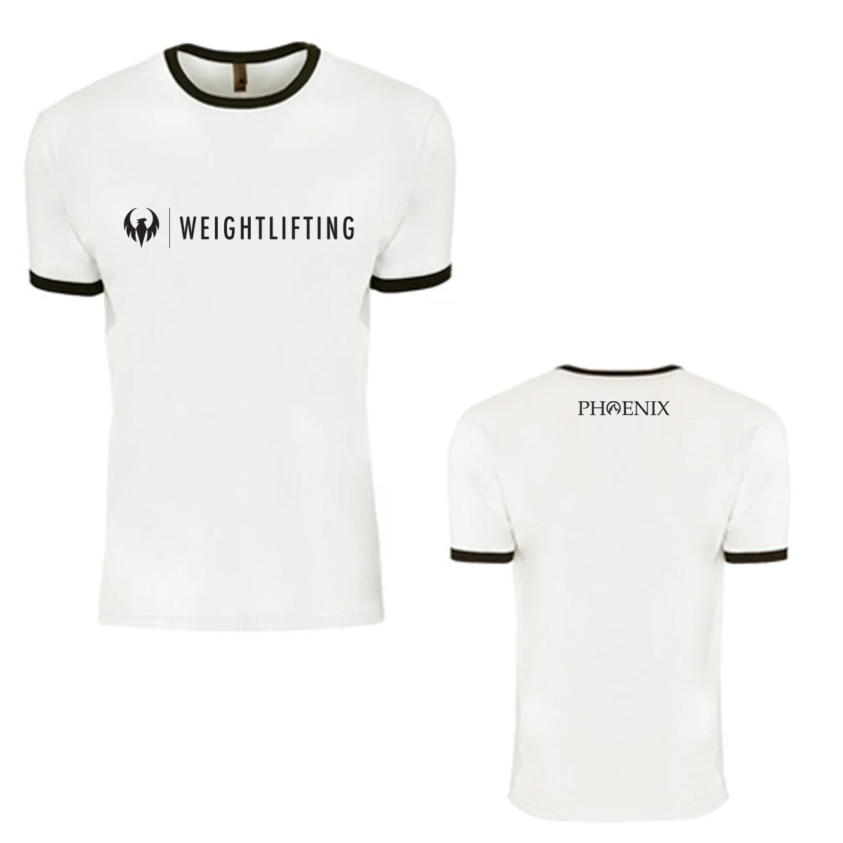 Phoenix Weightlifting Adult Next Level Apparel Unisex Ringer T-Shirt