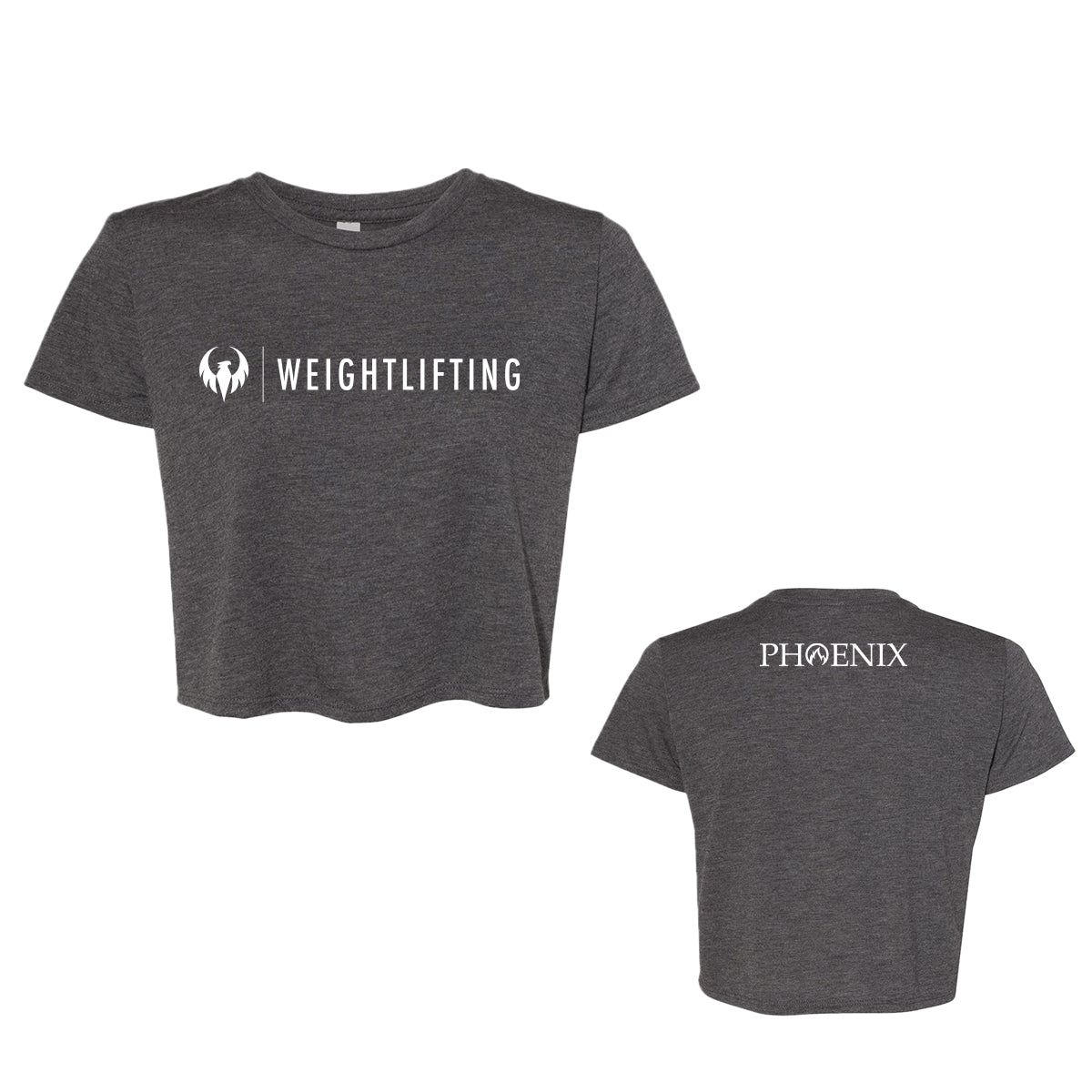Phoenix Weightlifting Ladies' Bella + Canvas Flowy Cropped T-Shirt