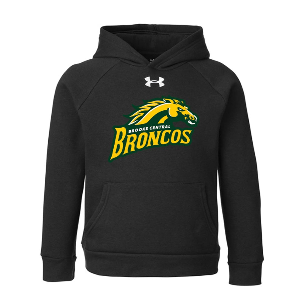 Brooke Central Youth Under Armour Rival Fleece Hooded Sweatshirt