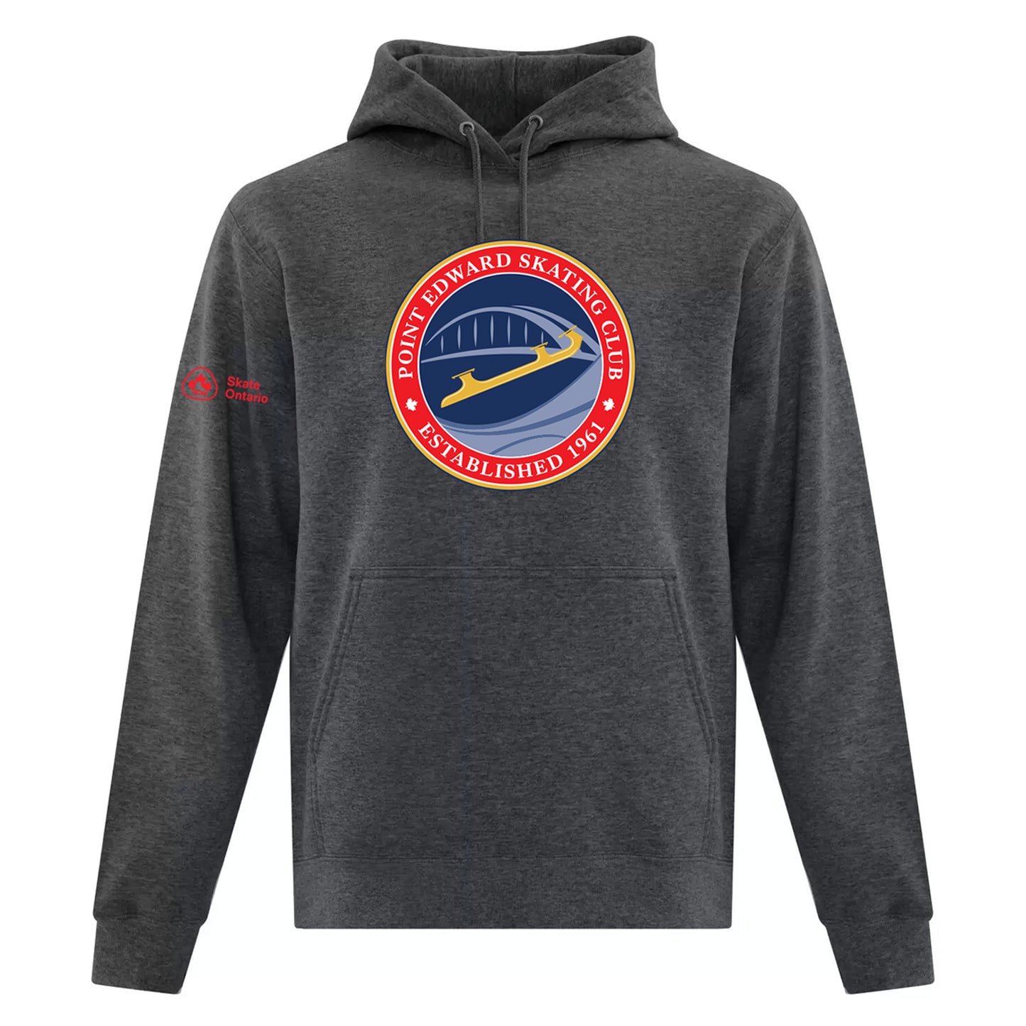 Point Edward Skating Adult Everyday Fleece Hooded Sweatshirt