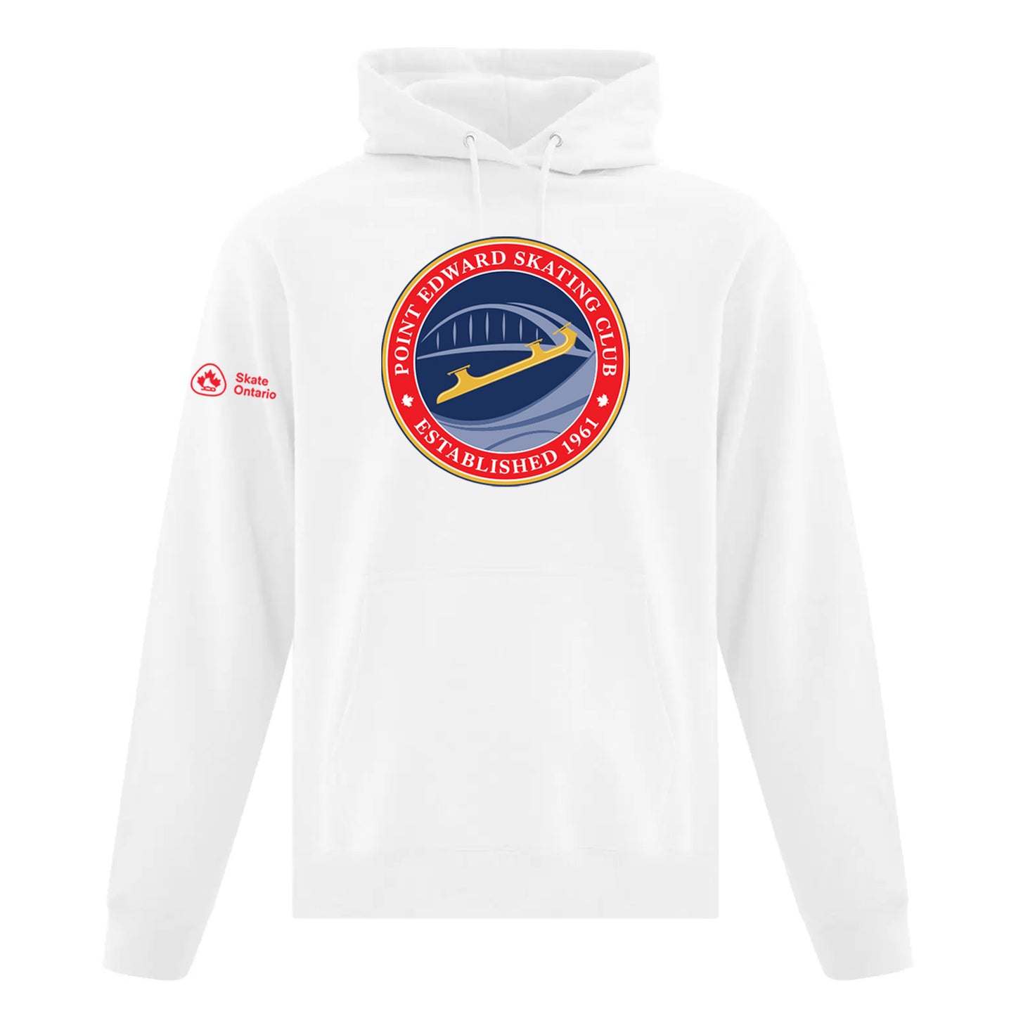 Point Edward Skating Adult Everyday Fleece Hooded Sweatshirt