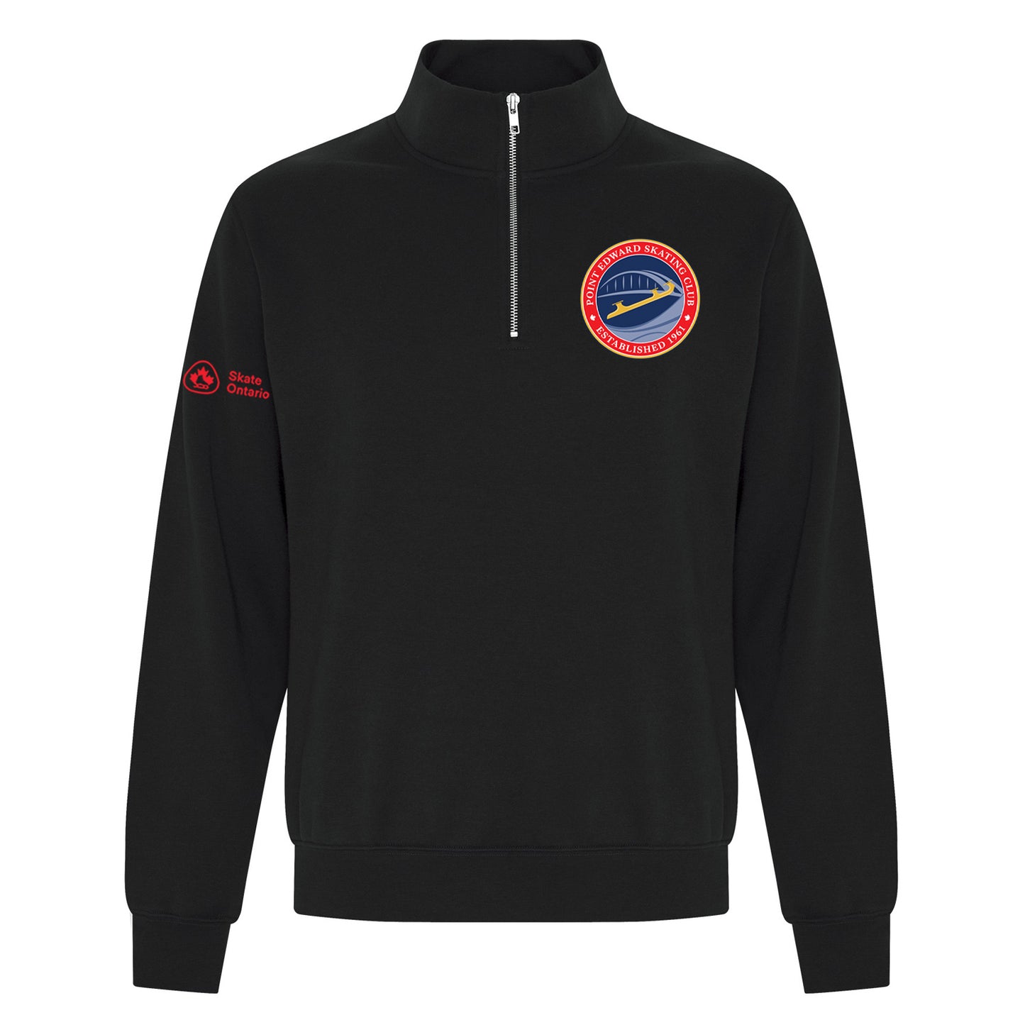 Point Edward Skating Adult Everyday Fleece 1/4 Zip Sweatshirt