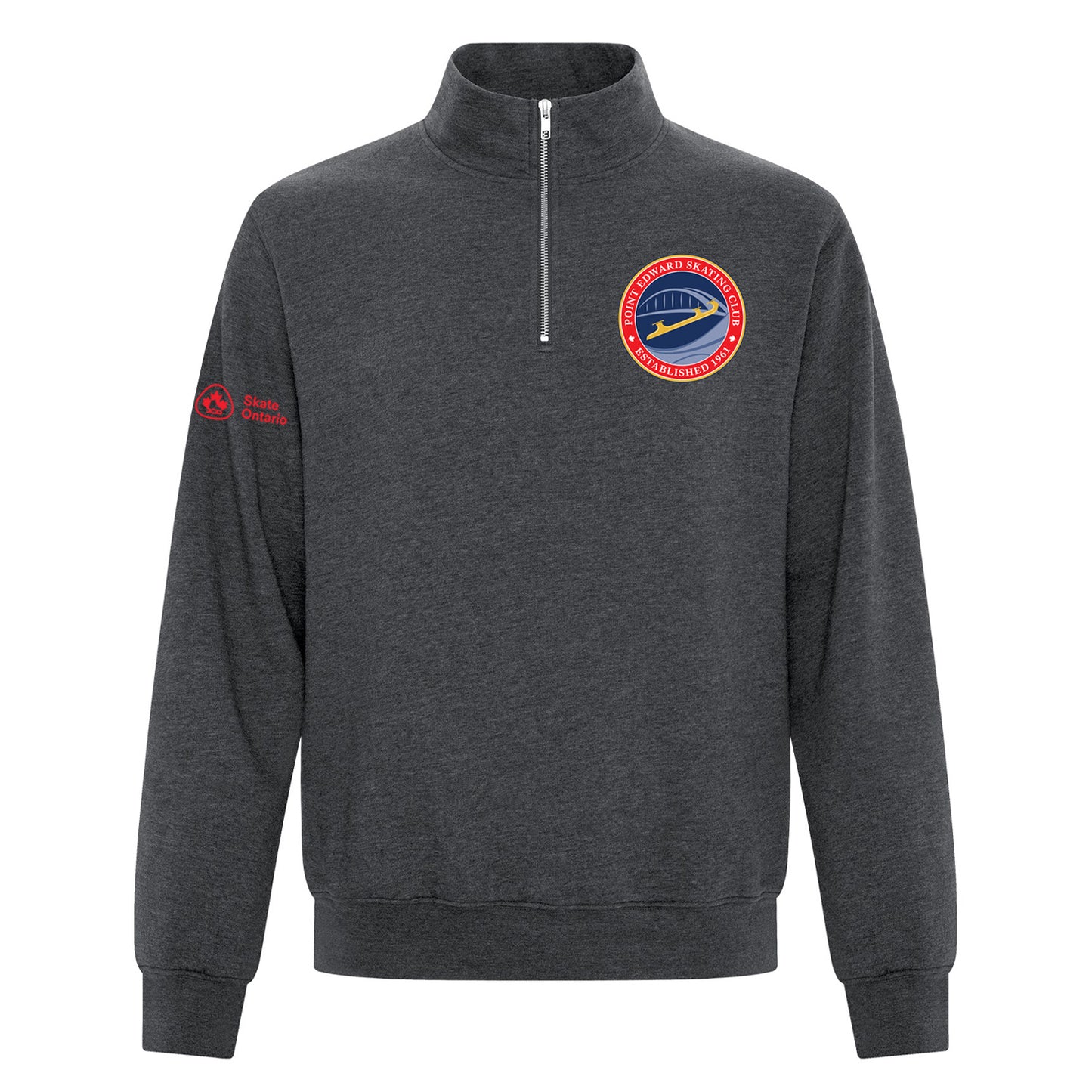 Point Edward Skating Adult Everyday Fleece 1/4 Zip Sweatshirt