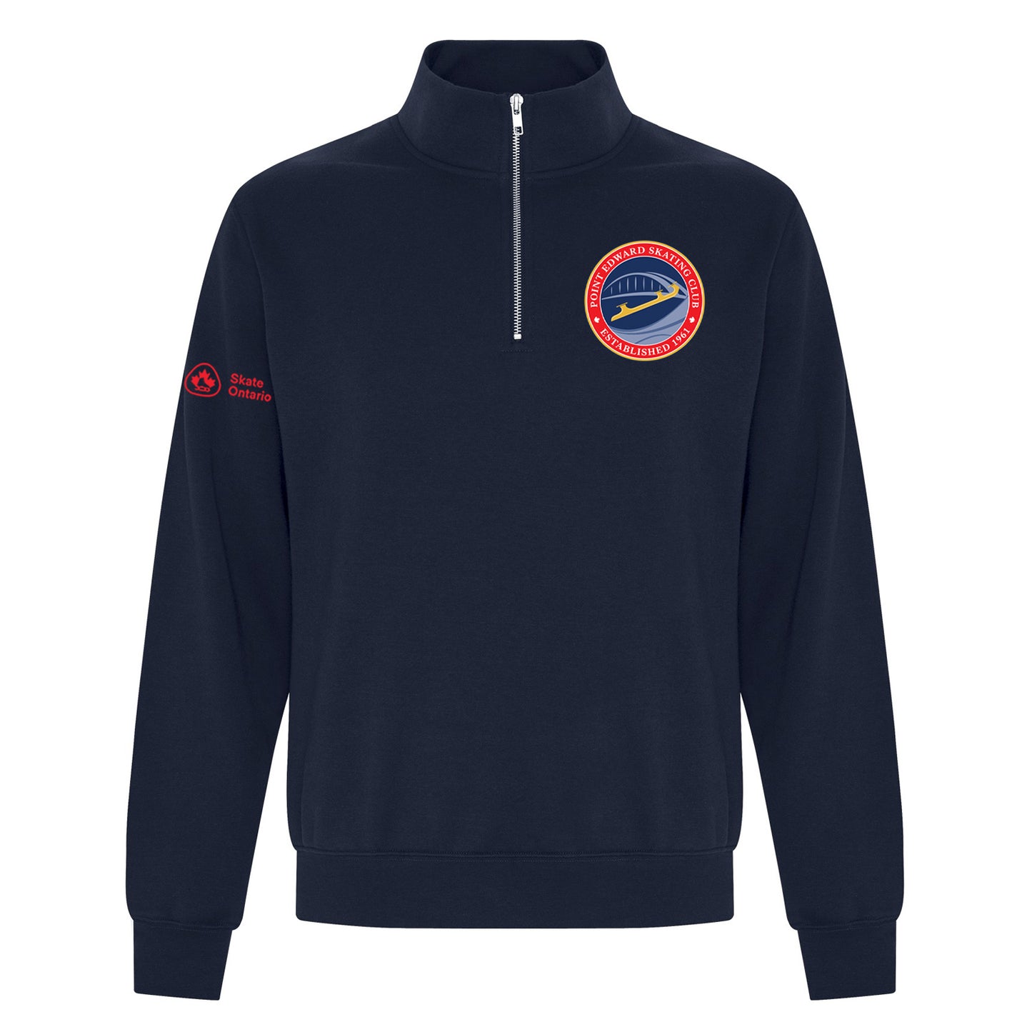 Point Edward Skating Adult Everyday Fleece 1/4 Zip Sweatshirt