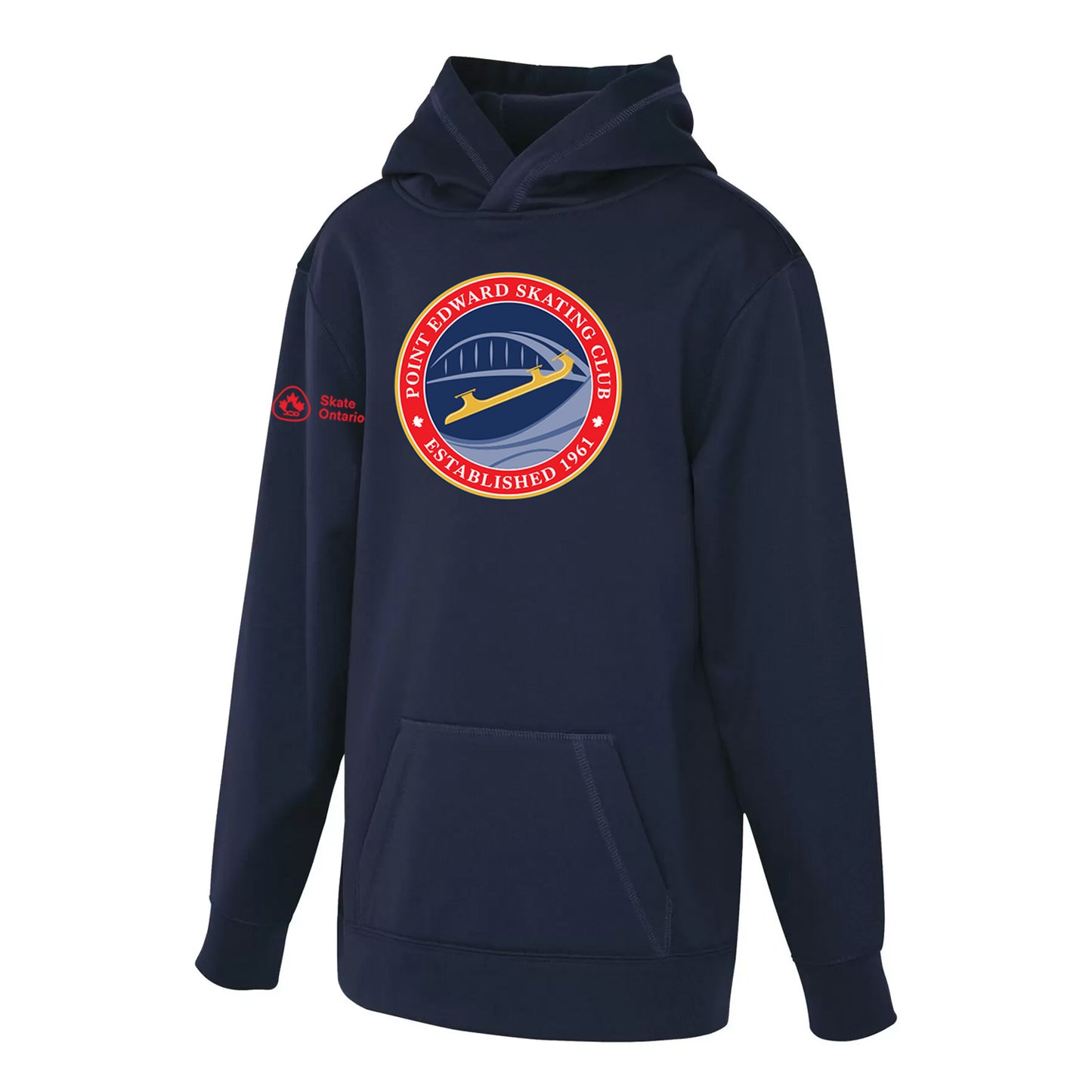 Point Edward Skating Youth Game Day Fleece Hooded Sweatshirt
