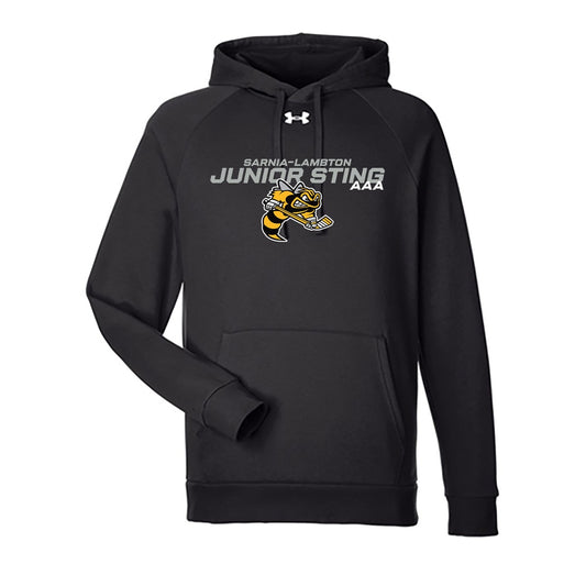 Lambton Jr Sting AAA Adult Under Armour Rival Fleece Hooded Sweatshirt
