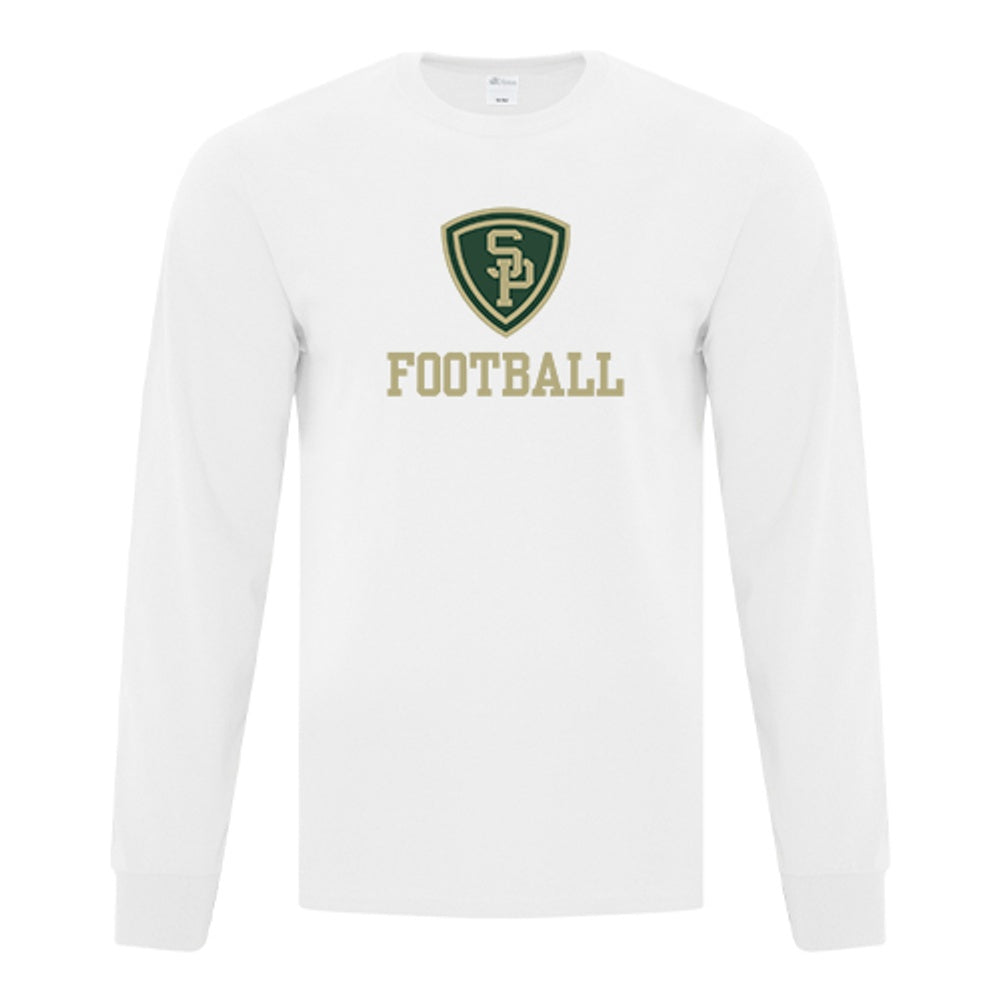 St. Pat's Football Adult Everday Cotton Long Sleeve T-Shirt