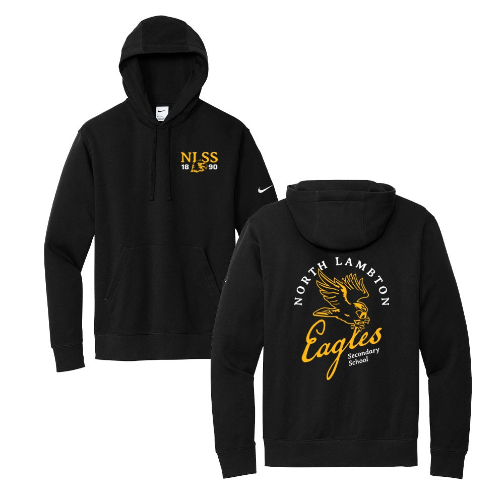 North Lambton Adult Nike Club Fleece Sleeve Swoosh Pullover Hoodie