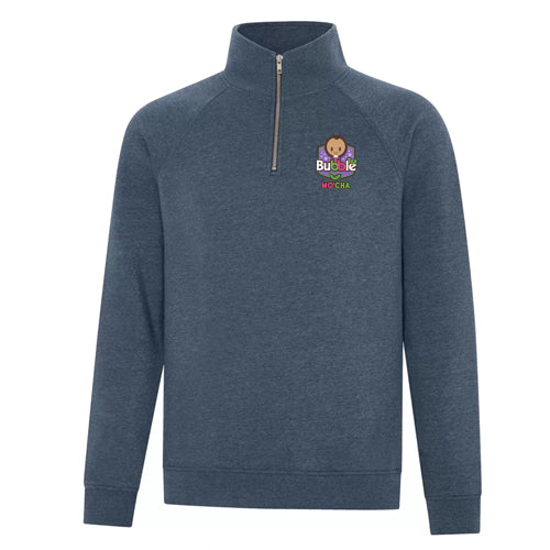 Mo'Cha Bubble Tea - Unisex 1/4 Zip Sweatshirt