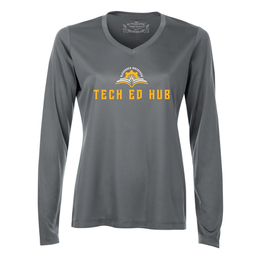 Technological Education Hub Ladies' Pro Team Long Sleeve V-Neck