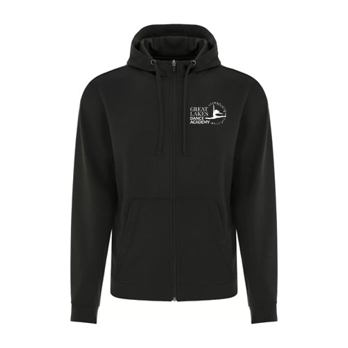 Great Lakes Dance Adult Game Day Fleece Full Zip Hooded Sweatshirt