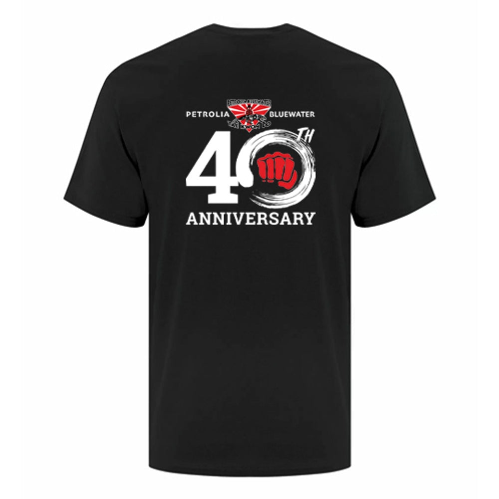 Petrolia Bluewater Tae Kwon Do Anniversary Adult Everyday Cotton T-Shirt