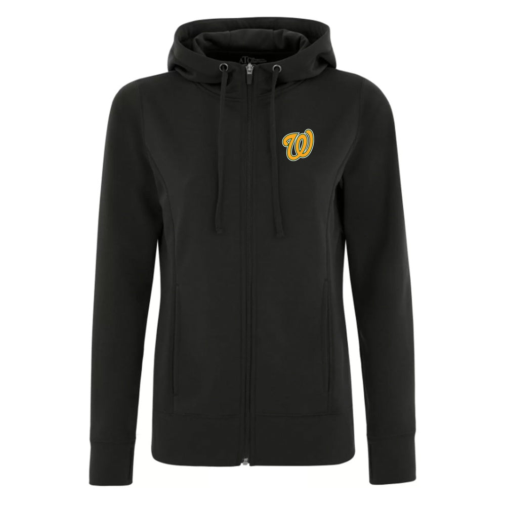 Wallaceburg Minor Baseball Ladies' Game Day Fleece Full Zip Hooded Sweatshirt