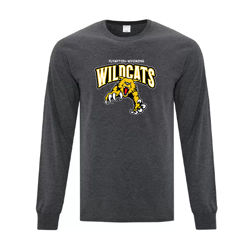 Plympton-Wyoming Adult Everyday Cotton Long Sleeve T-Shirt