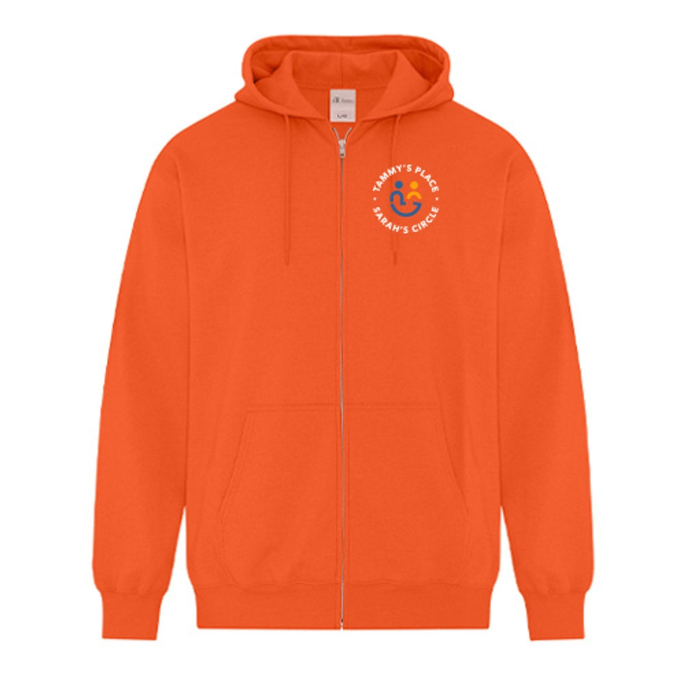 Tammy's Place & Sarah's Circle Adult Everyday Fleece Full Zip Hooded Sweatshirt