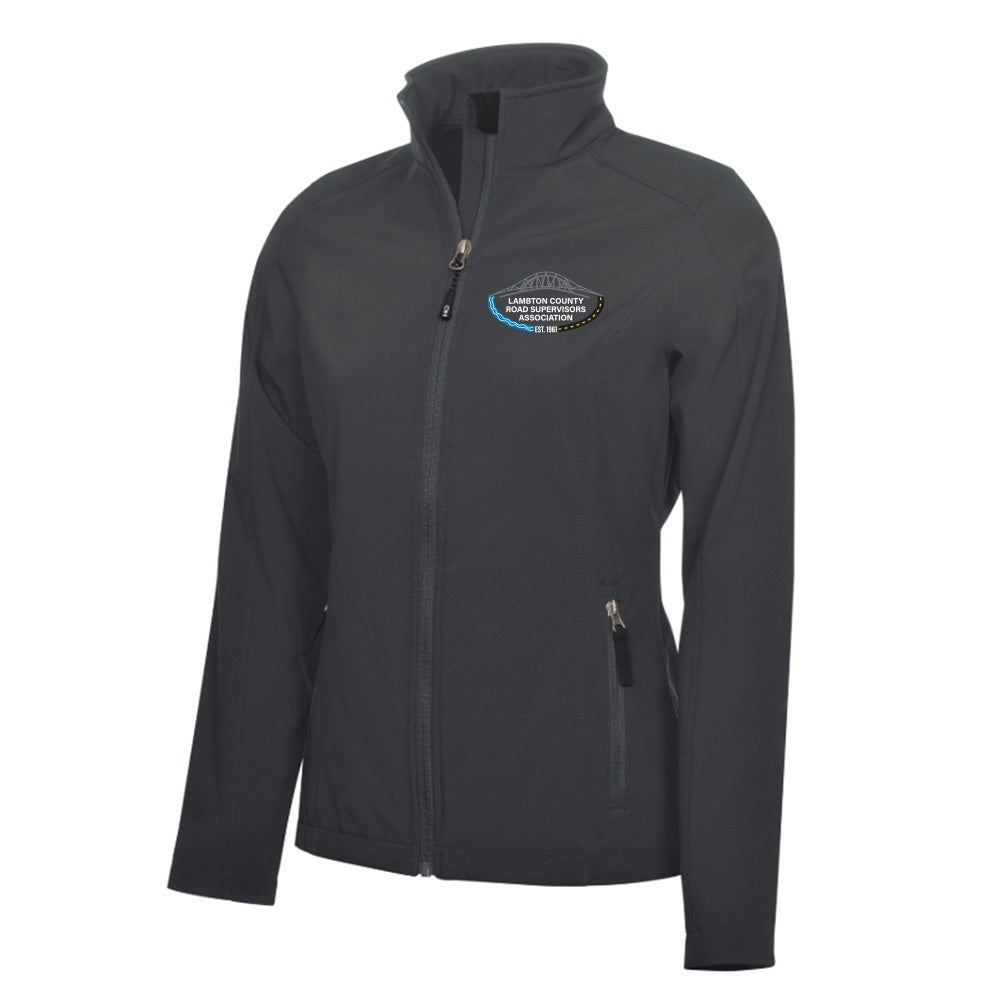 Lambton County Road Supervisors Ladies' Water Repellent Soft Shell Jacket