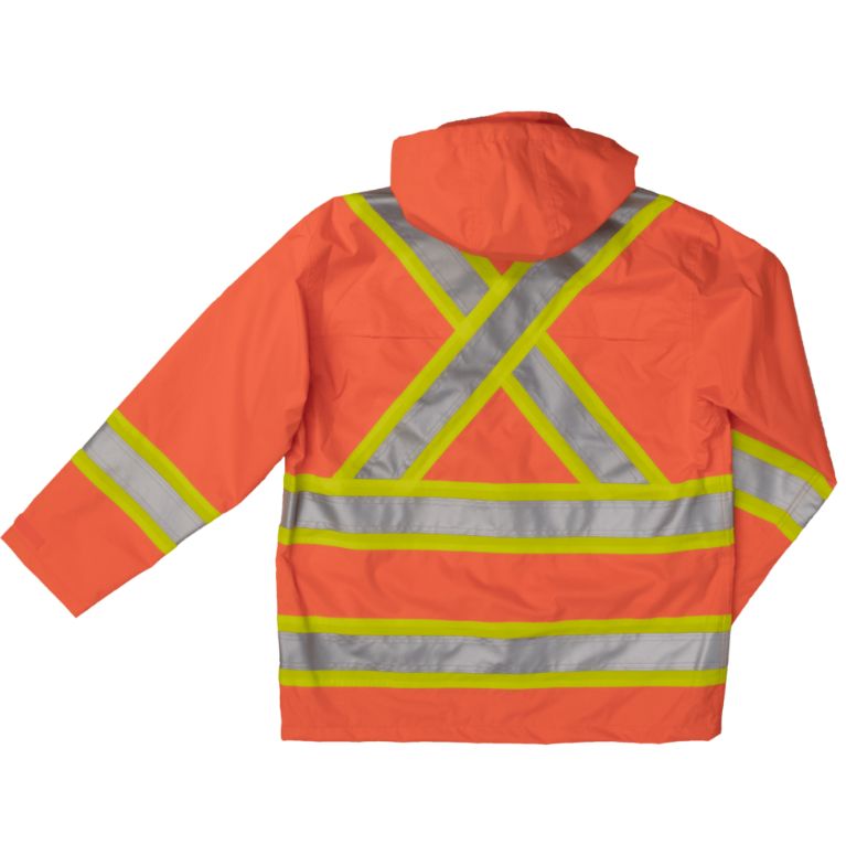 TOUGH DUCK SAFETY RAIN JACKET