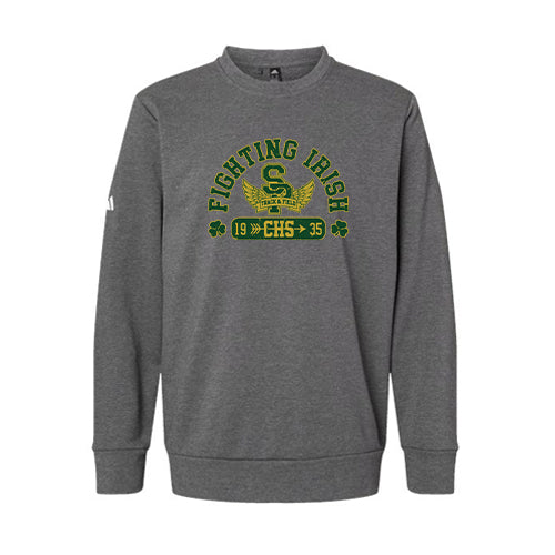 St Pats Track & Field Adult Adidas Fleece Crewneck Sweatshirt