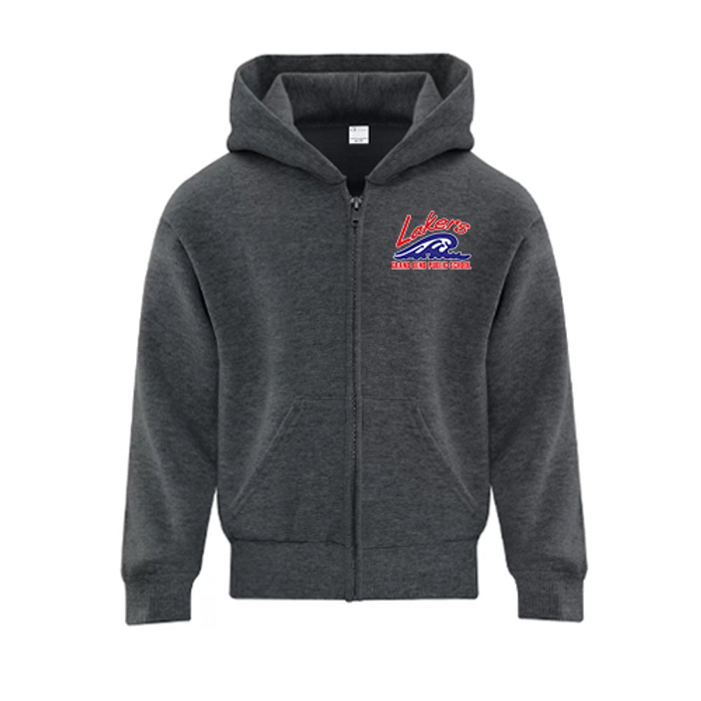 Grand Bend Youth Everyday Fleece Full Zip Hooded Sweatshirt