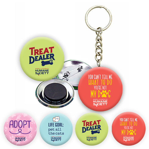 Sarnia Humane Society Button, Magnet, Keychain