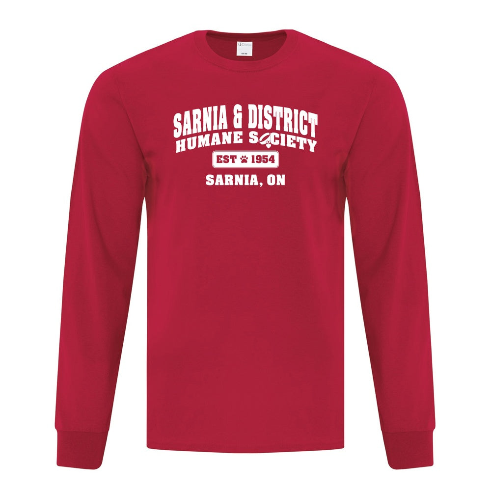 Sarnia Humane Society Adult Everyday Cotton Long Sleeve T-Shirt