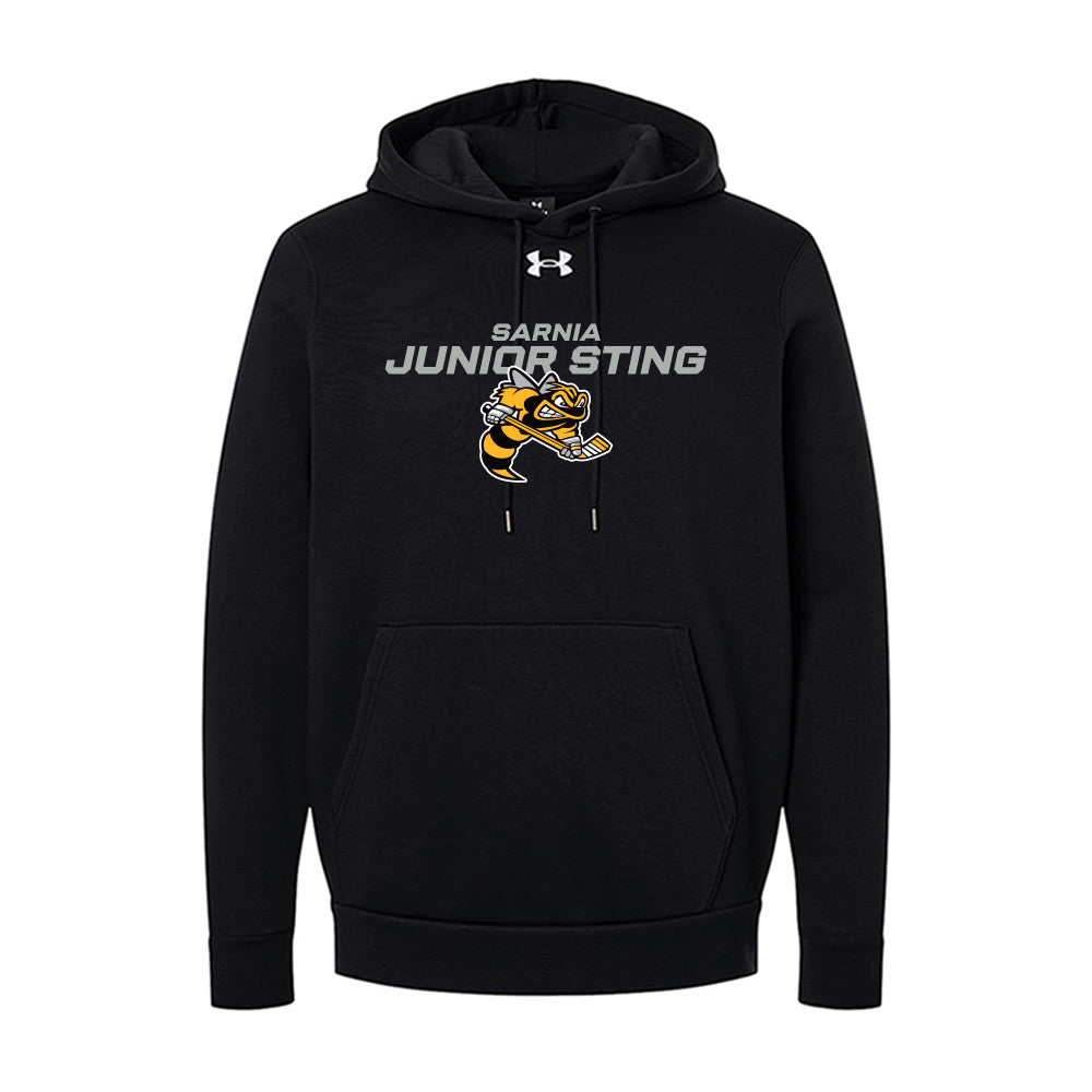 Sarnia Jr Sting Adult Under Armour Team Icon Fleece Hooded Sweatshirt