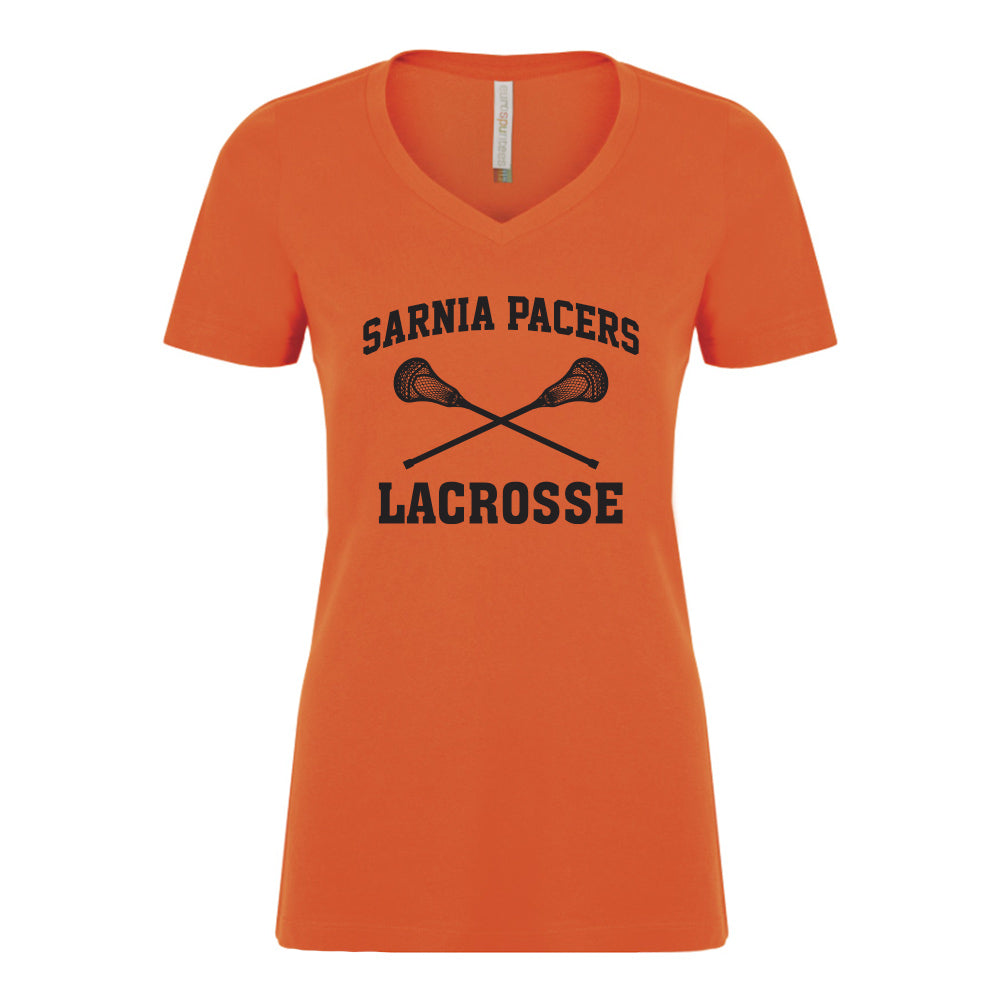 Sarnia Pacers Ladies' Eurospun Ring Spun V-Neck Tee