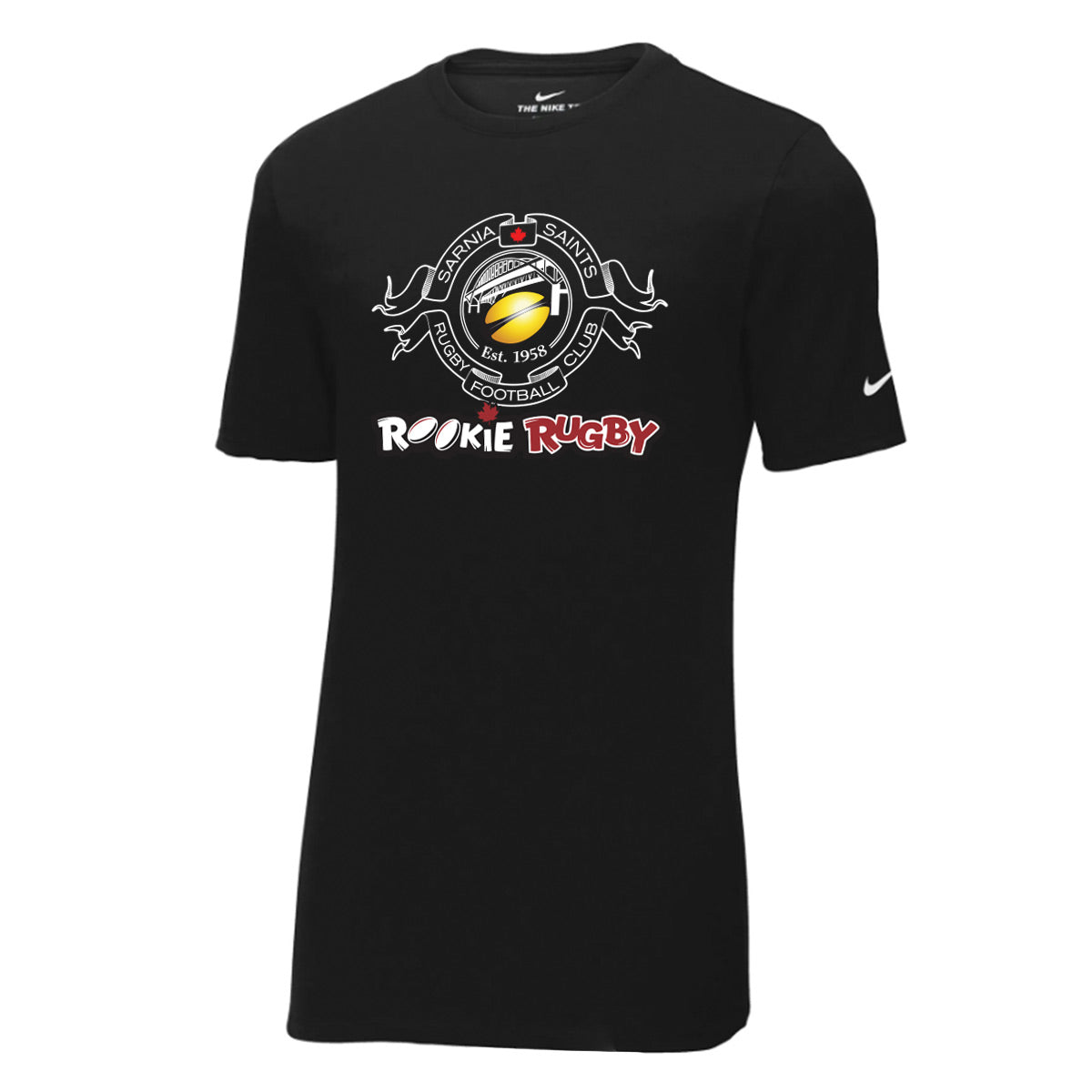Sarnia Saints Rookie Rugby Adult Nike Dri-Fit Cotton/Poly Tee