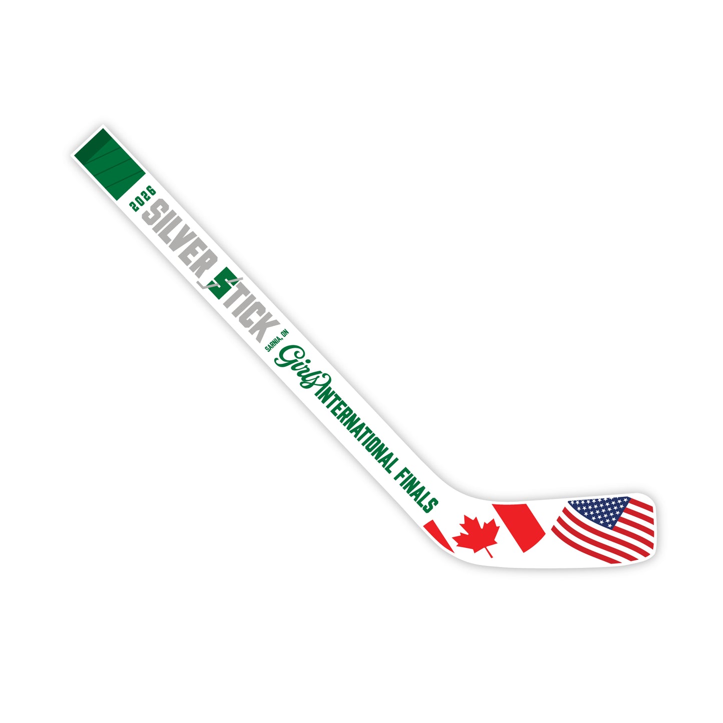 Girls Silver Stick Mini Hockey Stick