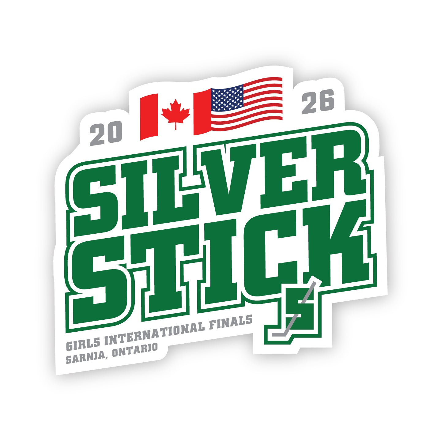 Girls Silver Stick 2026 Tournament Sticker