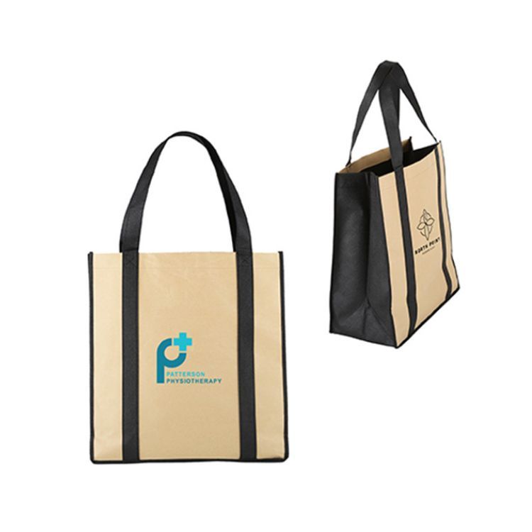 JUMBO LAMINATED KRAFT TOTE