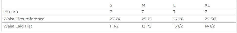 Youth Sizing Chart
