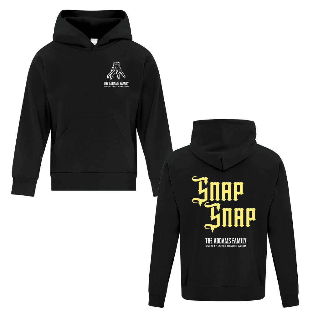 The Addams Family Youth Fleece Hooded Sweatshirt