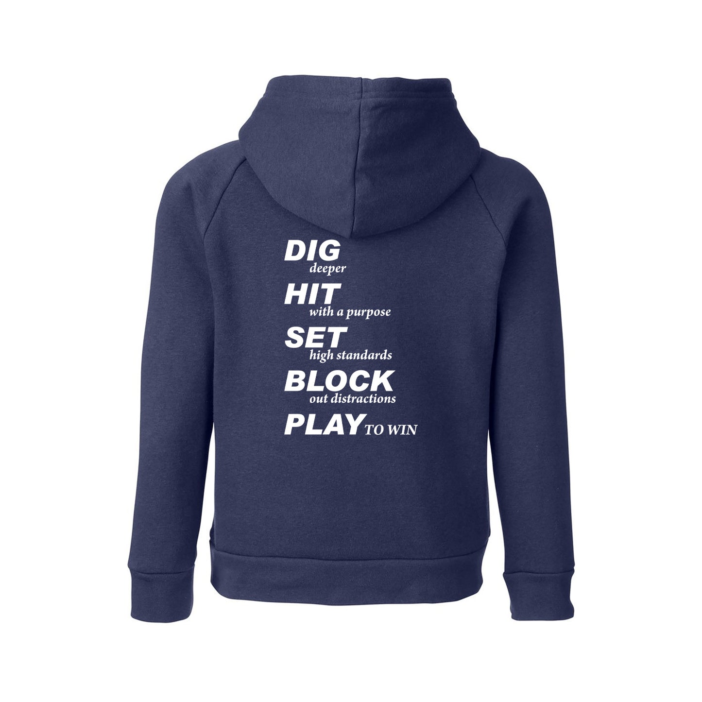 Twin Bridges Volleyball Youth Under Armour Rival Fleece Hooded Sweatshirt