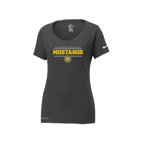 Alexander Mackenzie Ladies' Nike Dri-FIT Cotton/Poly Scoop Neck Tee