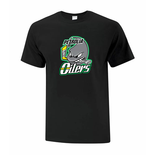 Petrolia Minor Hockey Adult Cotton T-Shirt