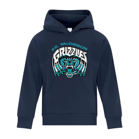 PE McGibbon Youth Everyday Fleece Hooded Sweatshirt