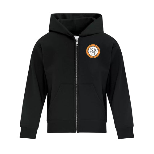 SHA Hockey Youth Everyday Fleece Youth Full Zip Hooded Sweatshirt