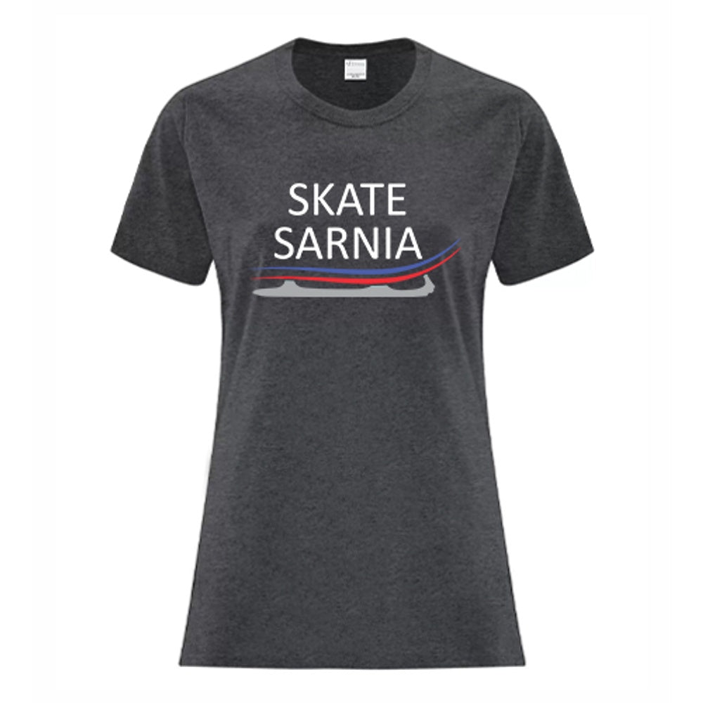 Skate Sarnia Club Ladies' Everyday Cotton T-Shirt