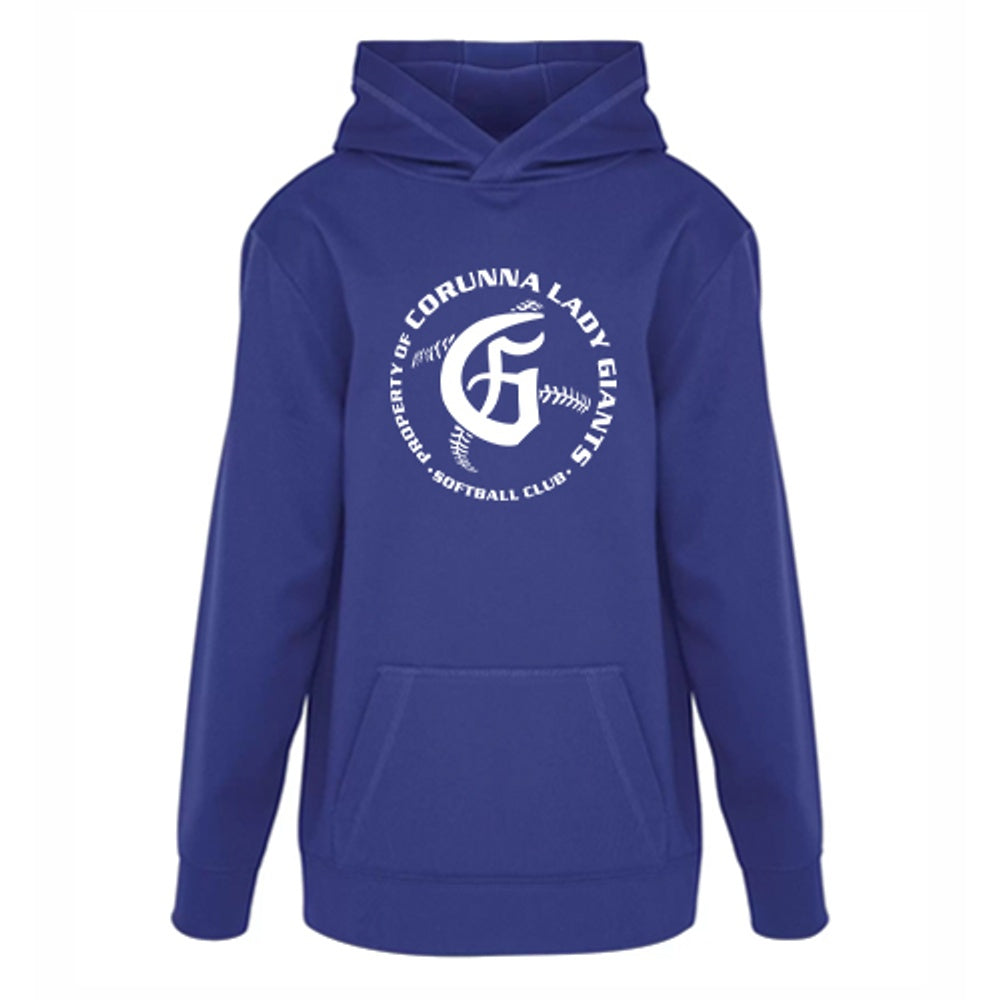 Corunna Lady Giants Youth Game Day Fleece Hooded Sweatshirt