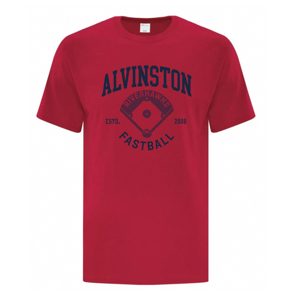 Alvinston Riverhawks Adult Everyday Cotton T-Shirt
