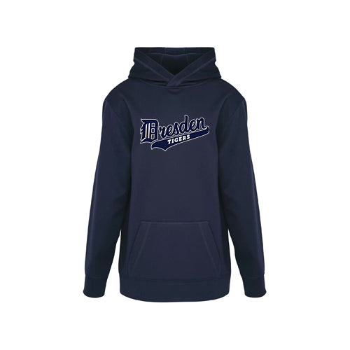 Dresden Minor Baseball Youth Game Day Fleece Hooded Sweatshirt