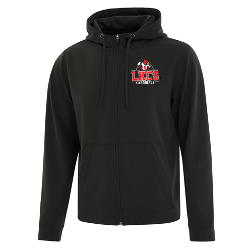 Lambton Kent Composite School Adult Game Day Fleece Full Zip Hooded Sweatshirt