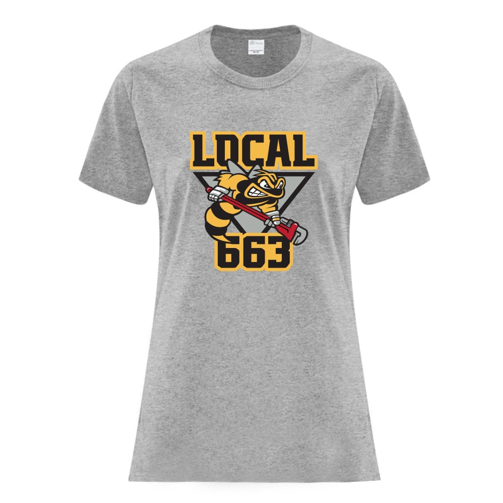 Local 663 Sting Ladies' Cotton T-Shirt