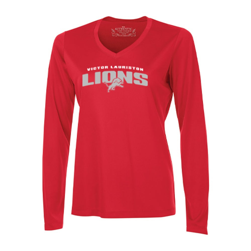 Victor Lauriston Ladies' Pro Team Long Sleeve V-Neck T-Shirt