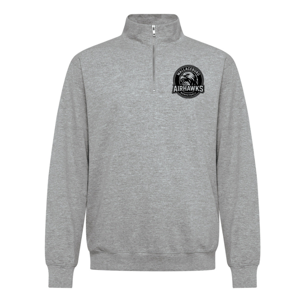 Wallaceburg Airhawks Adult Everyday Fleece 1/4 Zip Sweatshirt