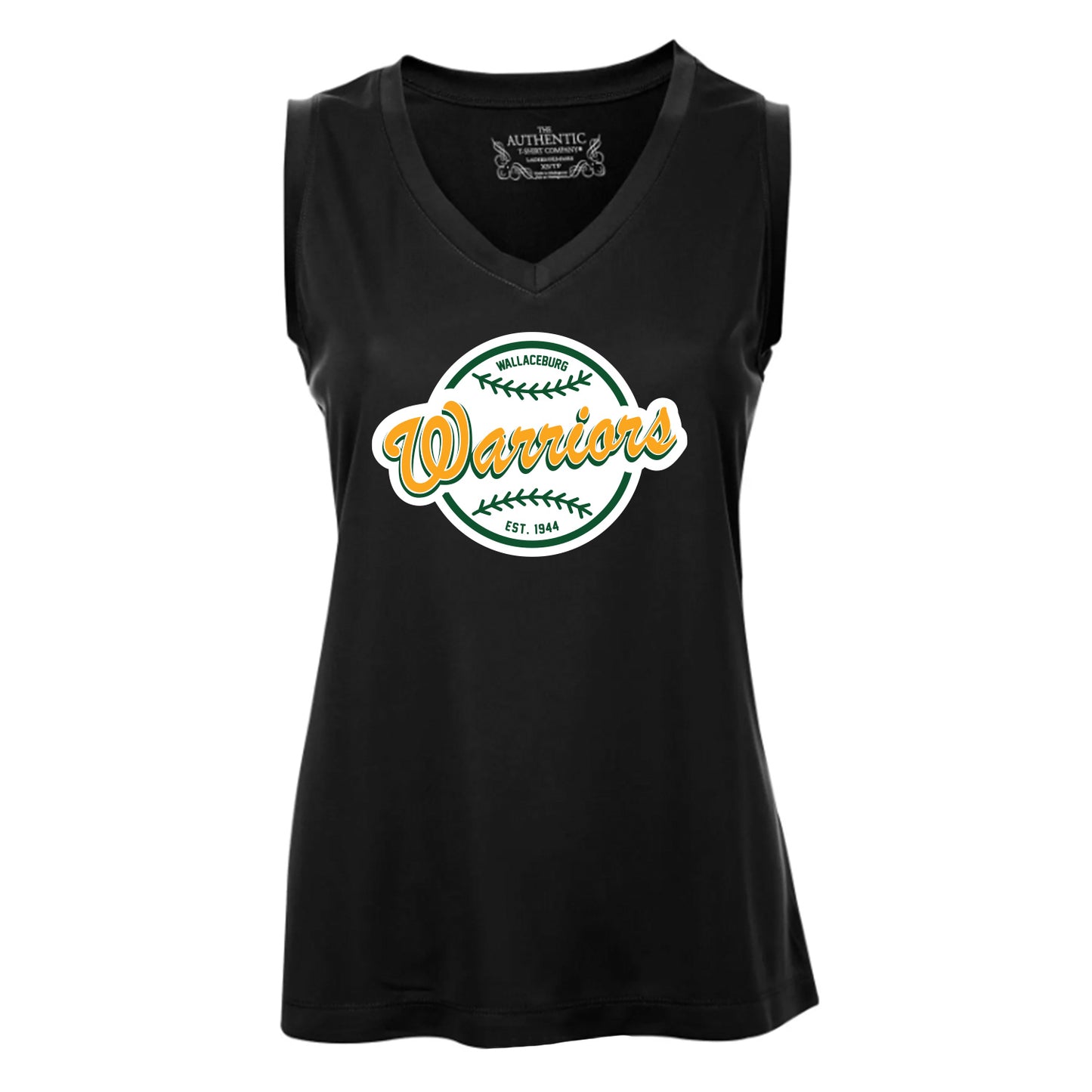 Wallaceburg Minor Baseball Ladies' Pro Team Sleeveless V-Neck Tee