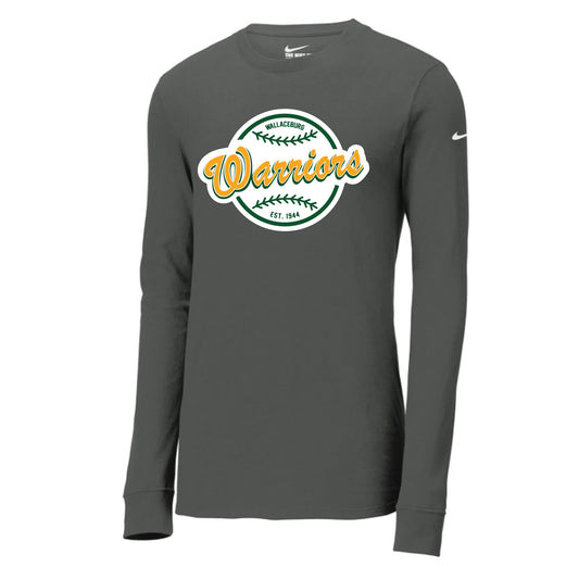 Wallaceburg Minor Baseball Adult Nike Dri-FIT Cotton/Poly Long Sleeve Tee